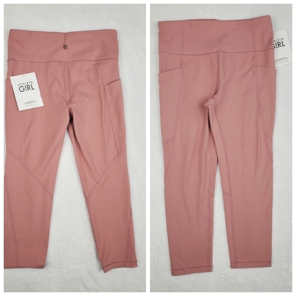 Athleta Girl Truth Be Told Fitted High-rise Capri Teal Legging Size XL/14 - Picture 1 of 12